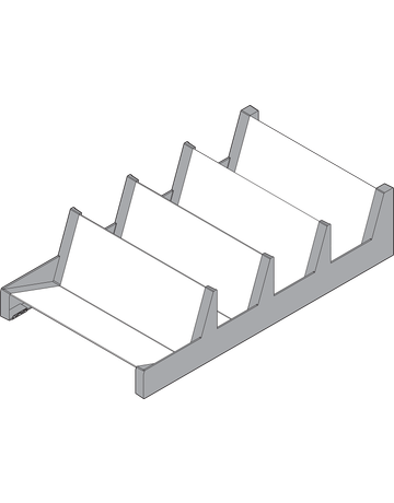 Bild AMBIA-LINE Gewürzhalter, für LEGRABOX/MERIVOBOX, inox-gebür.-lackiert - Blum-1