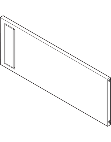 Bild AMBIA-LINE Querteiler, für LEGRABOX/MERIVOBOX Frontauszug (ZC7F300RSU), Kunststoff, carbonschwarz matt - Blum-1