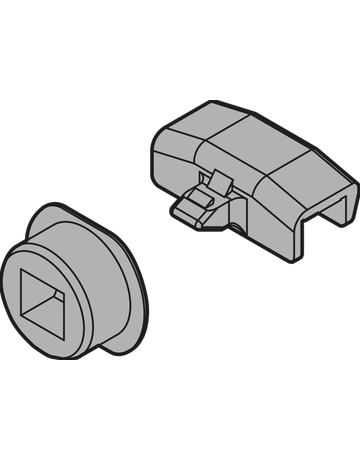 Bild Mitnehmer für Innenschubkasten, für LEGRABOX/MERIVOBOX, oriongr matt/staubgr - Blum-1