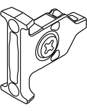 Bild TANDEMBOX Frontbefestigung, Schrauben, symmetrisch, für TANDEMBOX antaro/TANDEMBOX intivo/TANDEMBOX intivo/antaro/TANDEMBOX plus, blank-1