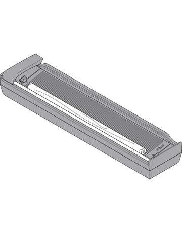 Bild ORGA-LINE Folienschneider für Frischhaltefolie (mit Folie), R737staubgr/weissgr. - Blum-1