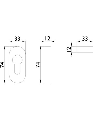 Bild Cliprosette Tinos PZ Höhe 9 mm Edelstahl mit - Topform-1
