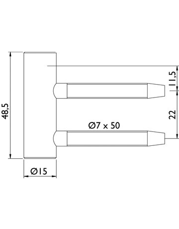 Bild Rahmenteil vernickelt für Glastürb. 6315/48,5 mm/6844 Holz - Hermat-1