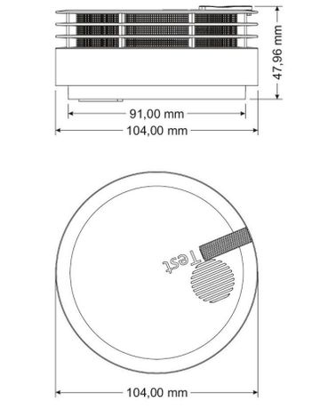 Bild Rauchwarnmelder Genius Plus-N-A weiß RetroFit ohne Sockel und Montagematerial-3