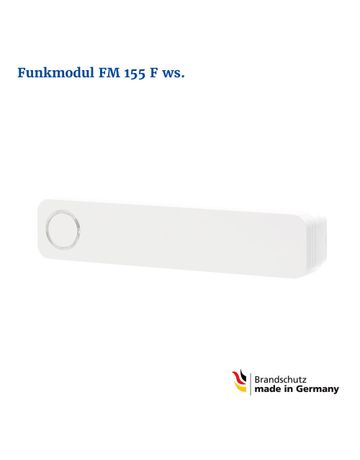 Bild Funkmodul 155, weiB FM 155 Fws - Hekatron-1