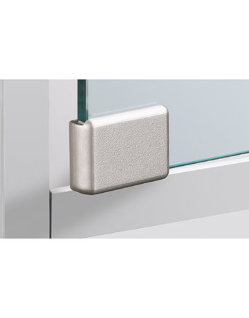 Bild Glastür- Druckgriff, links, 20871, Zinkdruckguss silbergrau vernickelt - Hettich-0