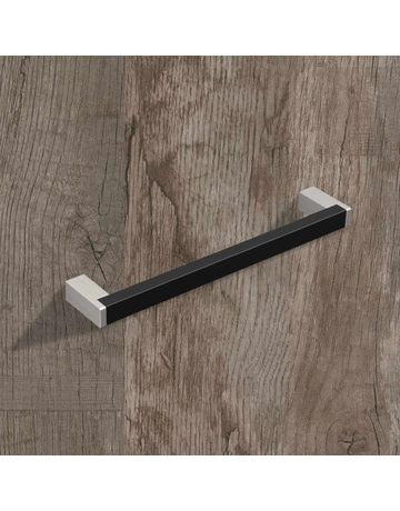 Bild Möbel- Griff, Bermeo, 9208084, Breite 12x 192mm, Höhe 32mm, schwarz, matt - Hettich-3