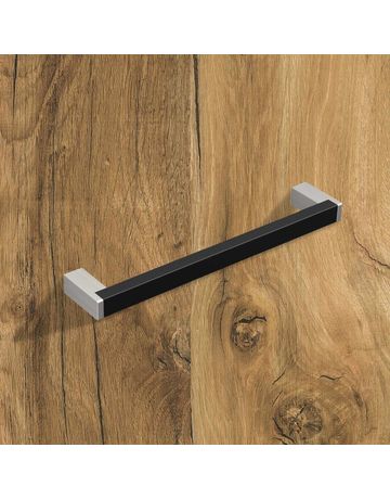 Bild Möbel- Griff, Bermeo, 9208084, Breite 12x 192mm, Höhe 32mm, schwarz, matt - Hettich-5