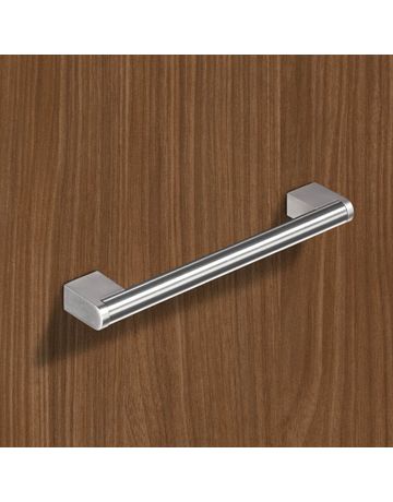 Bild Möbel- Griff, Brema, 9070104, Breite 14x 192mm, Höhe 36mm, edelstahloptik, gebürstet - Hettich-4