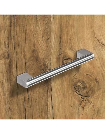 Bild Möbel- Griff, Brema, 9070104, Breite 14x 192mm, Höhe 36mm, edelstahloptik, gebürstet - Hettich-5