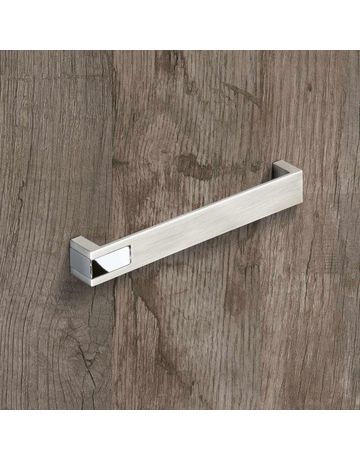 Bild Möbel- Griff, Intra, 9105735, Breite 25x 192mm, Höhe 26mm, edelstahloptik, glanz verchromt - Hettich-3