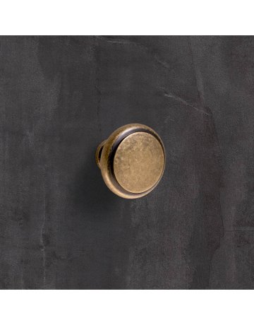 Bild Möbel- Knopf, Solva, 9113286, Durchmesser 30mm, Höhe 23mm, Messing, messingoptik antik - Hettich-1