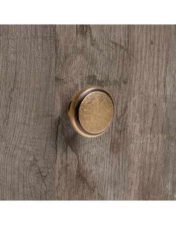 Bild Möbel- Knopf, Solva, 9113286, Durchmesser 30mm, Höhe 23mm, Messing, messingoptik antik - Hettich-3