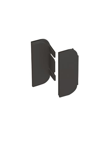 Bild Griffleiste- Endkappenset, C-Form, Canis C, 9266135, zum Einklemmen, Aluminium - Hettich-0