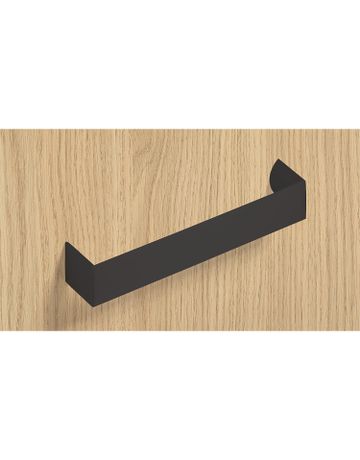 Bild Möbel- Griff, Nursia, 9264087, Breite 24x 160mm, Höhe 30mm, schwarz, matt - Hettich-6