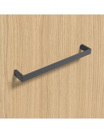 Bild Möbel- Griff, Baldone, 9269734, Breite 11x 128mm, Höhe 26mm, schwarz, matt - Hettich-6