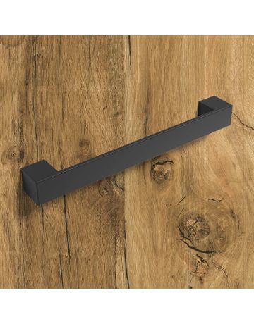 Bild Möbel- Griff, Cheam, 9252430, Breite 25x 192mm, Höhe 25mm, schwarz, matt - Hettich-5