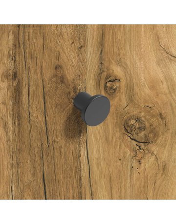 Bild Möbel- Knopf, Tonala, 9266561, Durchmesser 24mm, Höhe 21mm, Zink, schwarz matt - Hettich-5