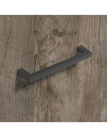 Bild Möbel- Griff, Tornea, 9269731, Breite 10x 128mm, Höhe 32mm, schwarz, matt - Hettich-3