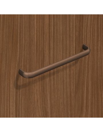 Bild Möbel- Bügelgriff, NAILA, 9190429, Breite 12x 96mm, Höhe 26mm, braunmetallic, gebürstet - Hettich-4