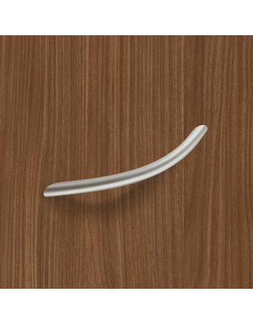 Bild Möbel- Segmentbogengriff, Nicia, 9070980, Durchmesser 10x 224mm, Höhe 32mm, matt vernickelt - Hettich-4