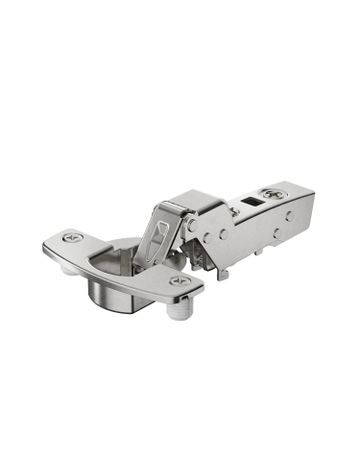 Sensys 110°-Scharnier mit integrierter Dämpfung (Sensys 8645i), vernickelt, einliegend, Öffnungswinkel 110°, Bohrbild TH 52 x 5,5 mm, Schnellmontage Flash (ø 10 x 11) - Hettich