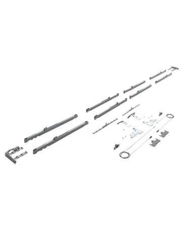 TopLine XL, Set Dämpfung Silent System, 4000 mm, 80 kg, 4-türig