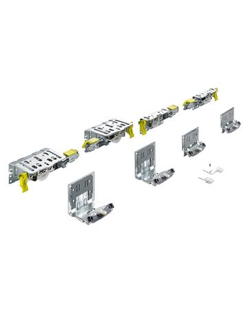 TopLine XL, Set Lauf- und Führungsteile, STB 19, 17 mm, 18 - 30 mm, 60 kg, 2-türig