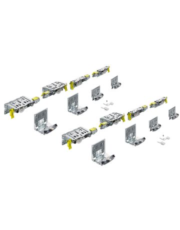 TopLine XL, Set Lauf- und Führungsteile, STB 19, 17 mm, 18 - 30 mm, 60 kg, 4-türig