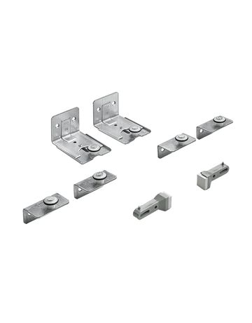 Möbel- Türführungsset, unten, einliegend, 25kg, STB 12, 45083 - Hettich