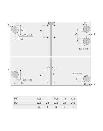 Bild Set WingLine 77, rechts - Hettich-2