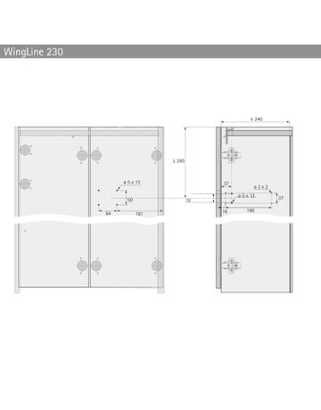 Bild Set WingLine 230, links - Hettich-5