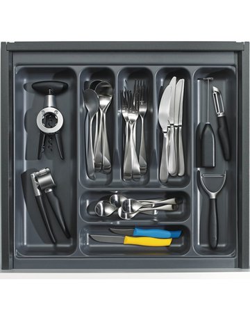 Bild OrgaTray 440, anthrazit, 441 - 520 / 351 - 400, anthrazit - Hettich-2