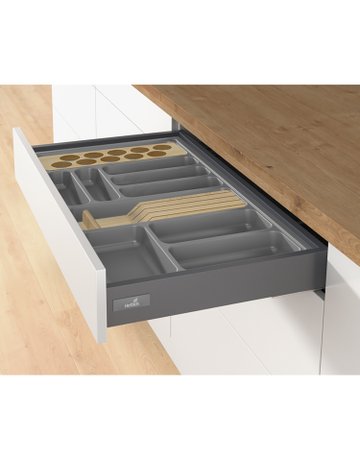 Bild OrgaTray 440, anthrazit, 441 - 520 / 351 - 400, anthrazit - Hettich-1