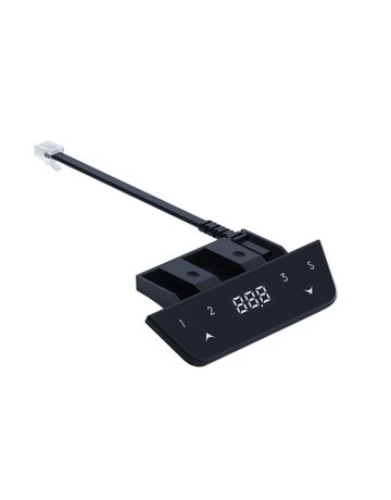 Bild Handschalter ActiSwitch Eco-Memory 9309939, für Tischplatten, schwarz - Hettich-0