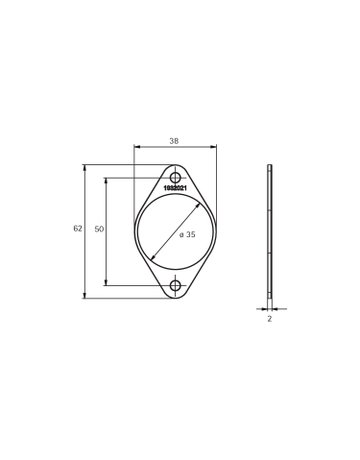 Bild Zwischenlage Kunststoff natur - Hettich-1