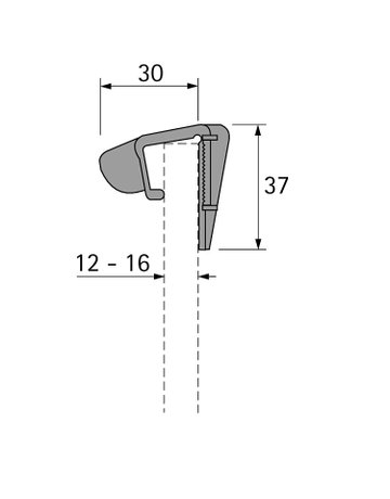 Bild Blendenhalter für Gleiter - Hettich-1