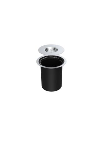 Bin.it Drop, 5 l, 235 mm, Kunststoff schwarz - Hettich