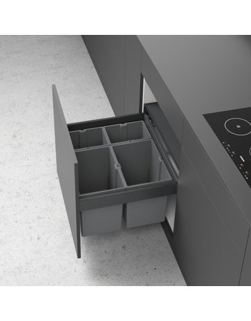 Bild Abfallsystem-Rahmen, KB600mm,Stahl AvanTech YOU Pull 9278336,anthrazit - Hettich-2