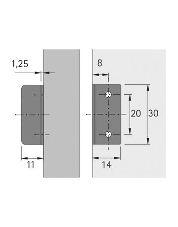 Bild Zylinderdrehstangenschloss Prestige 2000 Z23, ø18mm, Zum Anschrauben, 15 mm, 20 mm-4