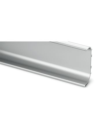 Möbel- Griffleiste, individuell ablängbar, Canis C 9210130, Länge 3.500mm, Aluminium silber eloxiert - Hettich