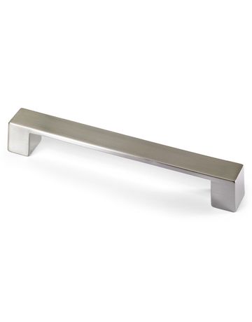 Möbel- Griff, Cheam, 9113212, Breite 25x 192mm, Höhe 27mm, edelstahloptik, gebürstet - Hettich