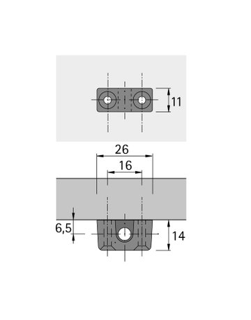 Bild Zylinderdrehstangenschloss Prestige 2000 Z23, ø18mm, Zum Anschrauben, 15 mm, 20 mm - Hettich-5