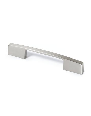 Möbel- Griff, Evisa, 9113502, Breite 11x 128mm, Höhe 24mm, edelstahloptik, gebürstet - Hettich