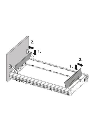 Bild Frontabdeckung innen, schwarz - Hettich-1