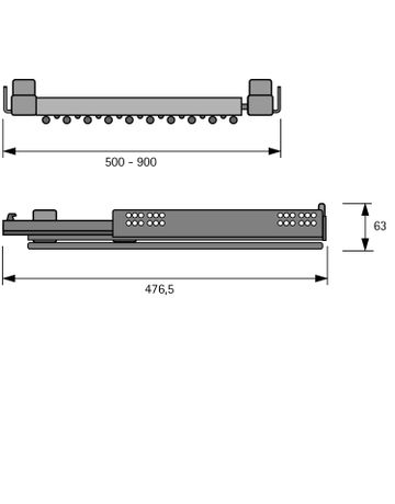 Bild Ausziehbarer Hosenhalter Amari, *UNDEFINED TEXT*, silber-4