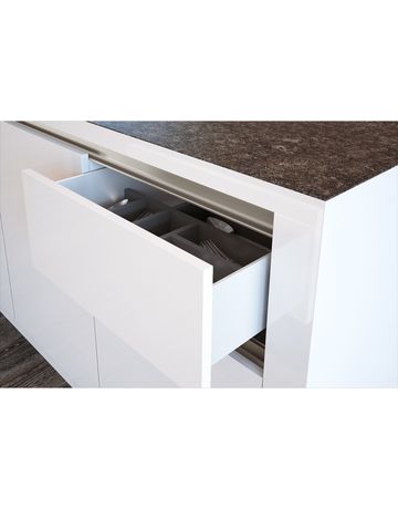 Bild Möbel- Griffleiste, individuell ablängbar, Canis L 9210116, Länge 3.500mm, Aluminium edelstahloptik eloxiert - Hettich-2