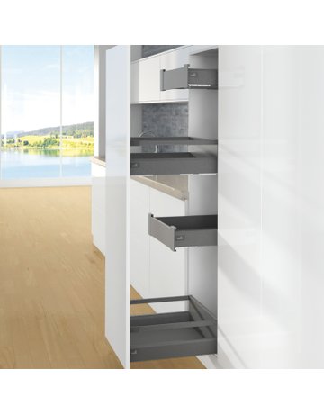 Bild ArciTech Zarge, Zargenhöhe 126 mm x NL 270 mm, anthrazit, links - Hettich-2