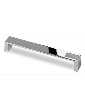 Möbel- Griff, Intra, 9113800, Breite 25x 192mm, Höhe 26mm, glanz verchromt - Hettich