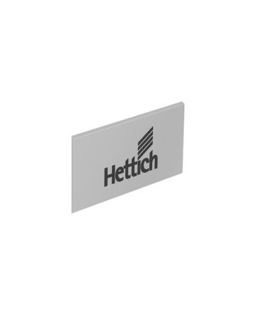 ArciTech Abdeckkappe, Aluminium Optik mit Hettich Logo